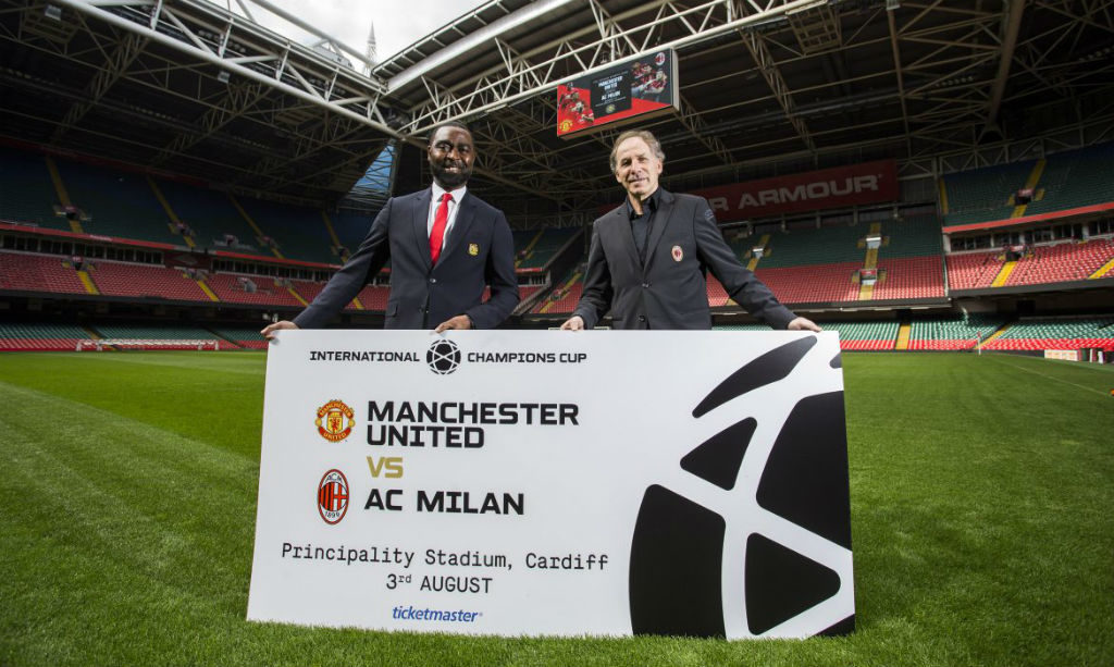 Man Utd vs AC Milan tickets International Champions Cup Cardiff