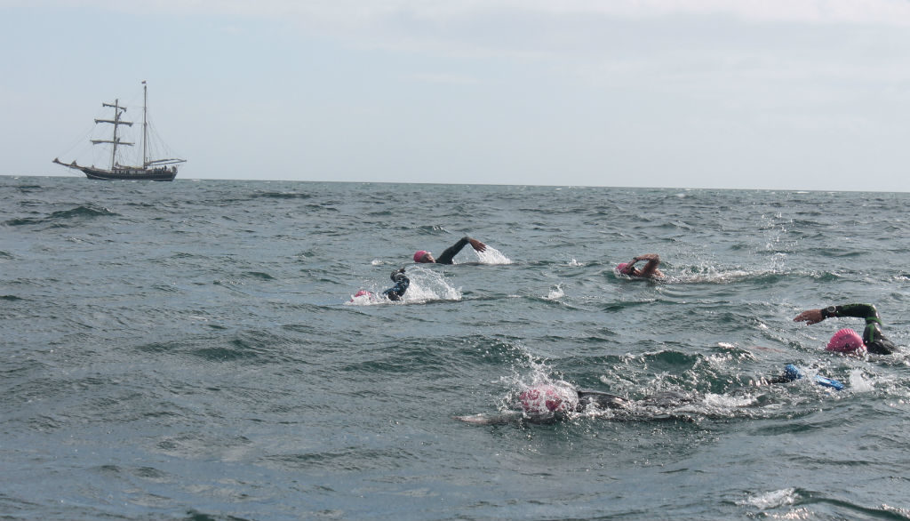 SwimTrek Lady of Avenel swimming sailing holidays