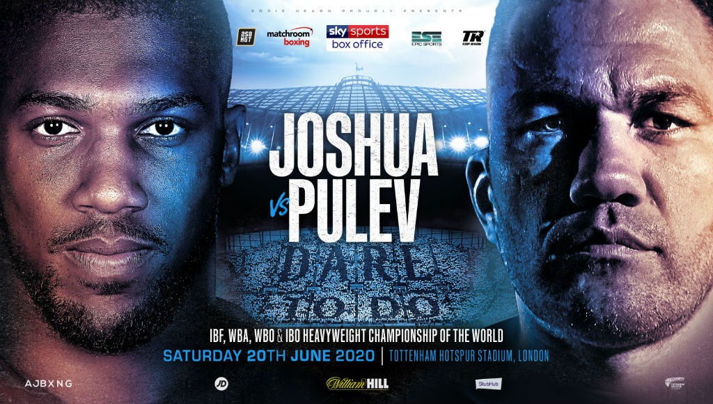 Anthony Joshua vs Kubrat Pulev boxing London Tottenham Hotspur Stadium June 2020