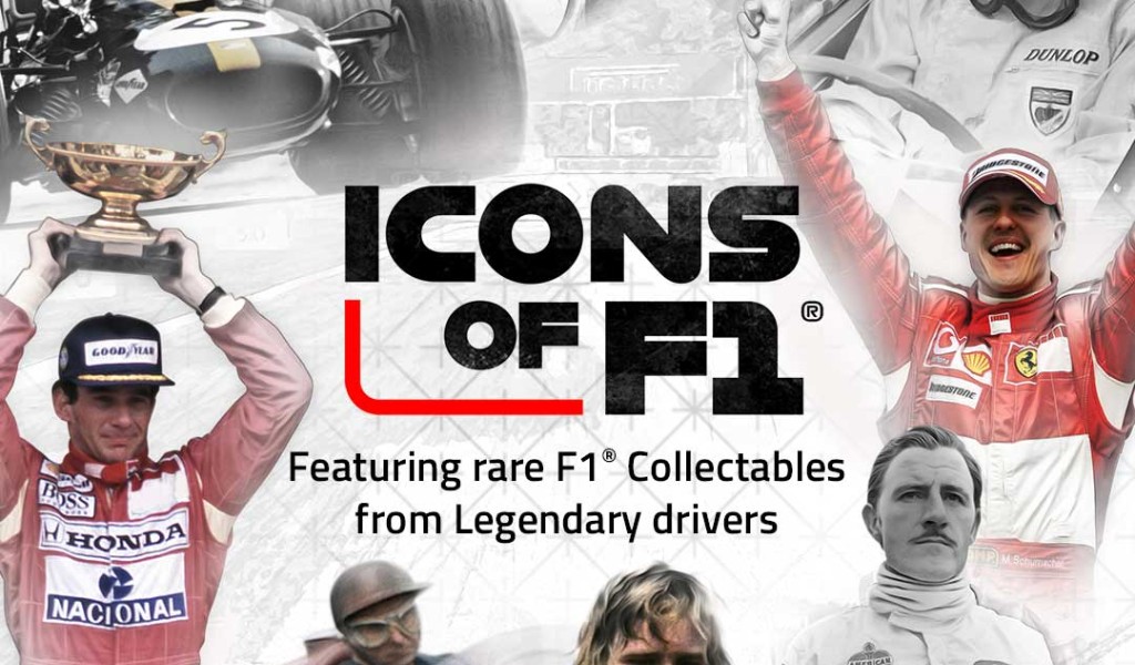 Icons of F1 online auction of rare collectibles to start on 1 March