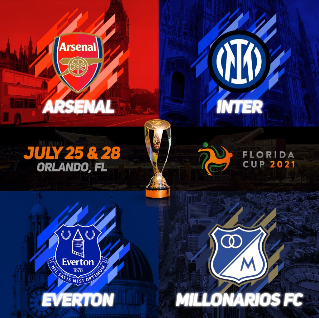 Arsenal to face Inter Milan in Florida Cup pre-season tournament 