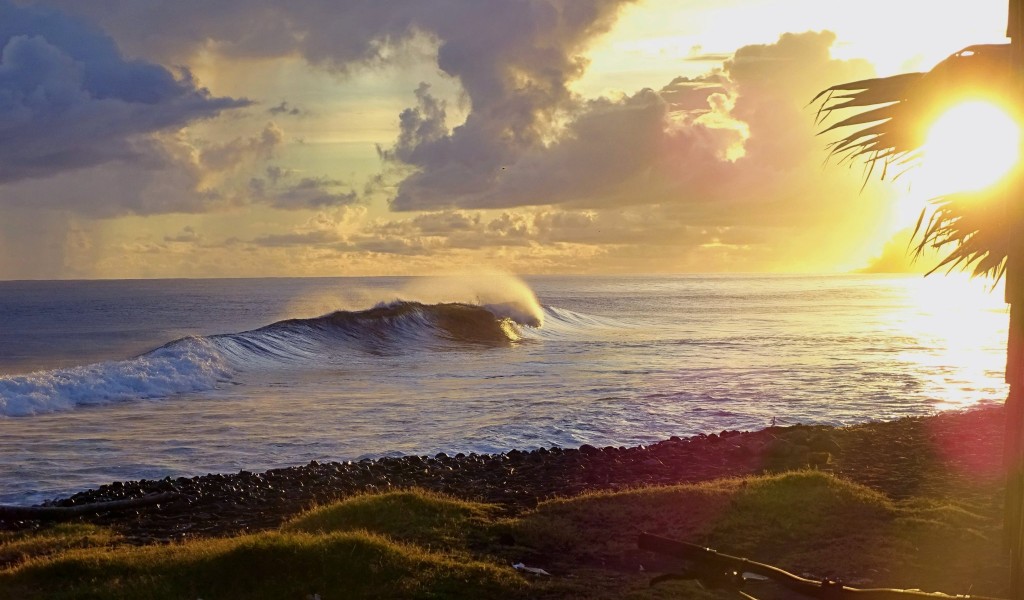 Papenoo Rivermouth surfing The Islands of Tahiti