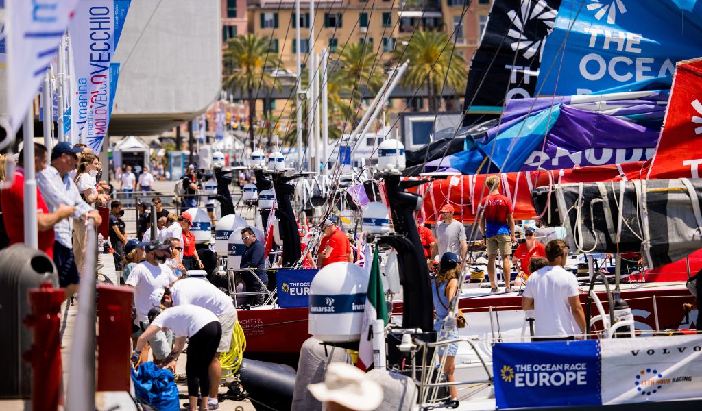 The Ocean Race Europe pro-am race in Genoa in June 2021 (Image: © Sailing Energy/The Ocean Race)