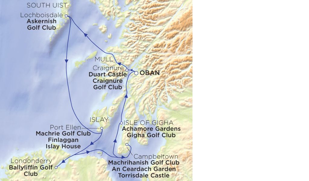 Hebridean Princess to host UK ‘golf cruise’ in 2024