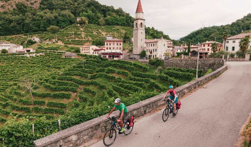 Saddle Skedaddle’s gentle, self-guided cycling holiday through the vineyards of Prosecco in Italy